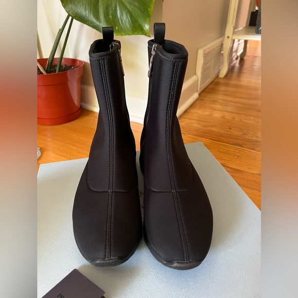 Prada Neoprene Ankle Boots - Picture 3 of 11